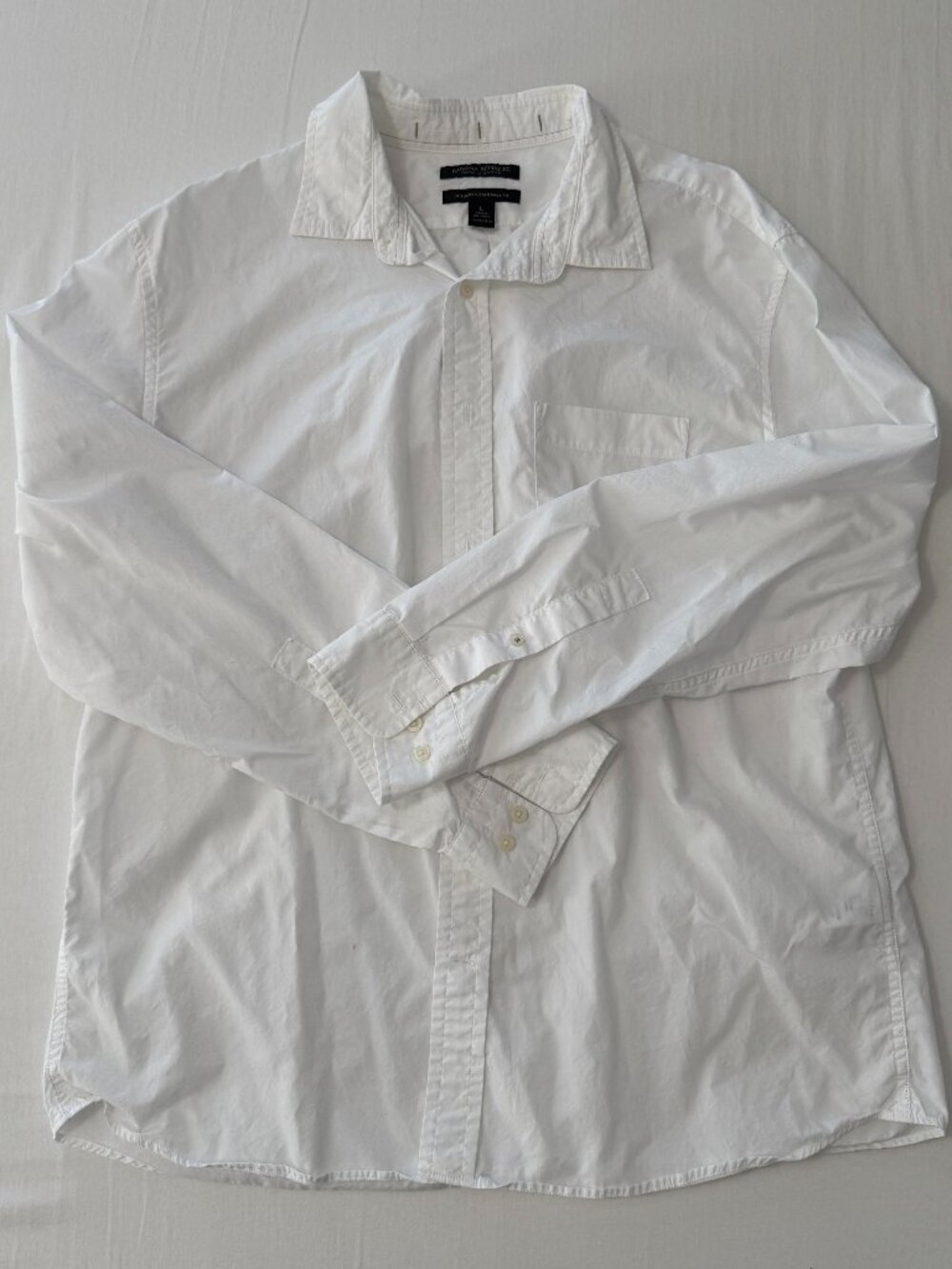Banana Republic Men's Untucked Button-Down Shirt